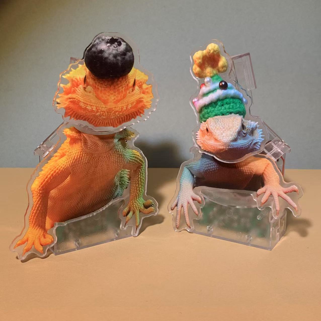 Custom Bearded Dragon Bobblehead, Personalized Pet Shaking Ornament, Desk & Home Decor, Car Accessory, Pet Lover Gift