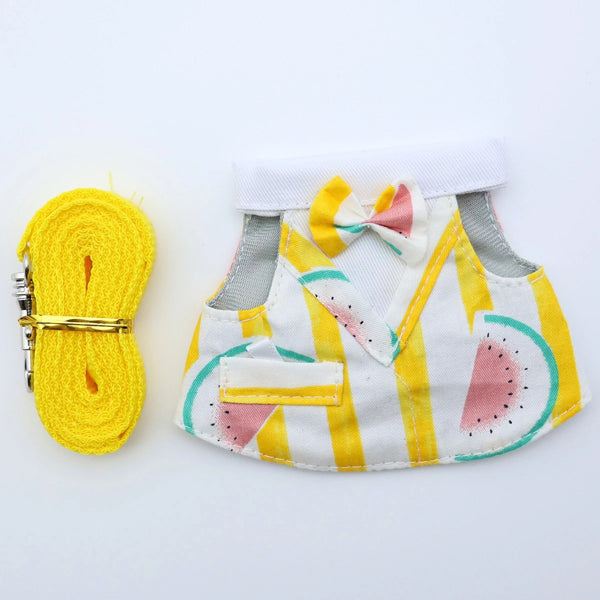 Bearded Dragon Clothes Set β Tuxedo, Dress, or Vest with Leash | Holiday & Everyday Wear for Small Pets