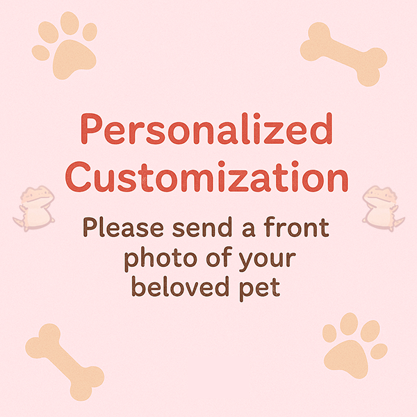 Custom Mini Pet Portrait | Hand-Drawn & Oil-Print Style