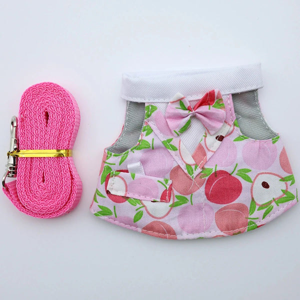 Bearded Dragon Clothes Set – Tuxedo, Dress, or Vest with Leash | Holiday & Everyday Wear for Small Pets